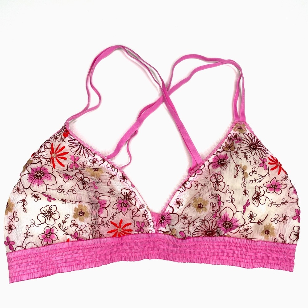 New Aerie Floral Lace Bralette